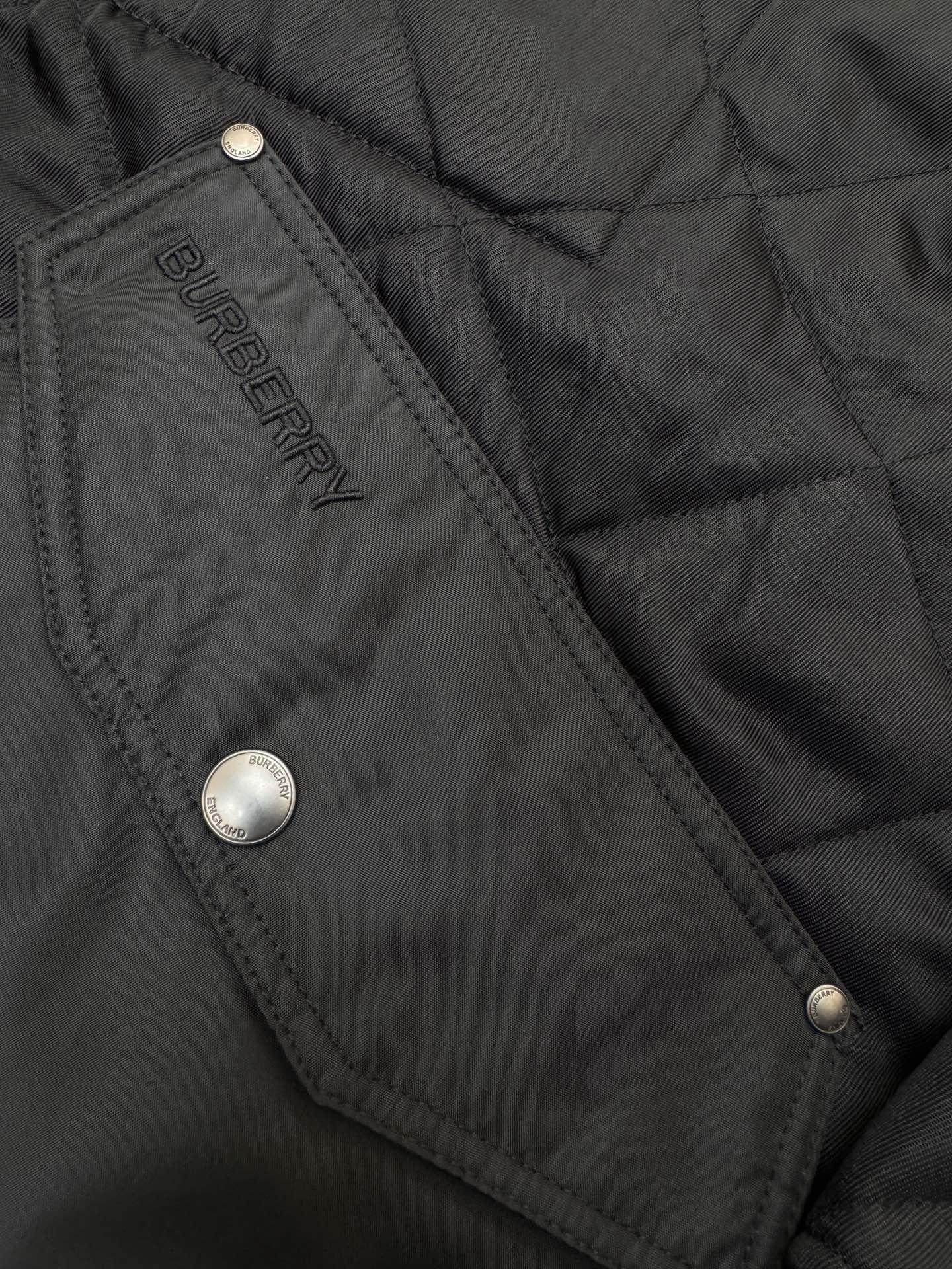 Куртка Burberry Allsides Black Rombes Print "Black" фото № 5