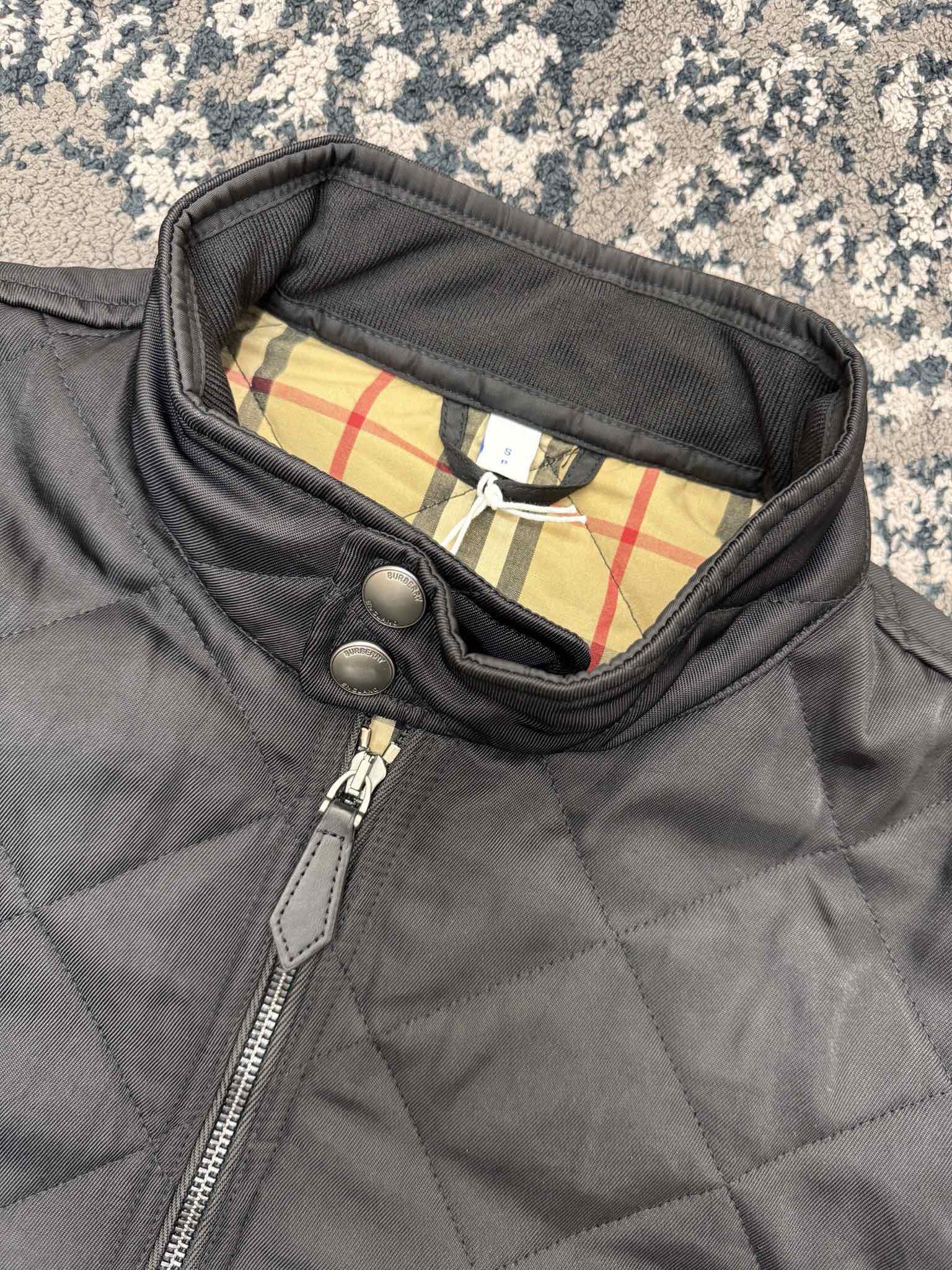 Куртка Burberry Allsides Black Rombes Print "Black" фото № 4