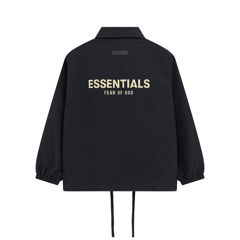 Олимпийка Fear Of God Buttoned "Black" фото № 2