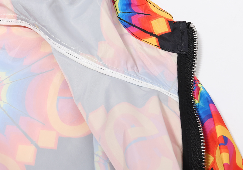 Куртка GUCCI Monogram "Black/Orange/Blue" фото № 3