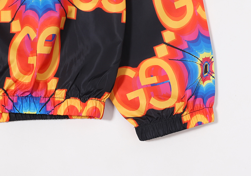 Куртка GUCCI Monogram "Black/Orange/Blue" фото № 7