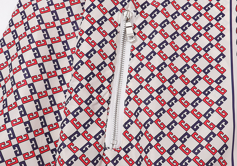 Ветровка Gucci Many Small Letters Print "White/Violet" фото № 6