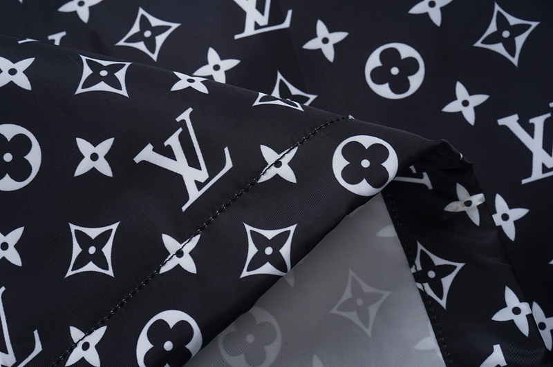 Ветровка Louis Vuitton Small Stars And Flowers Of The Brand "Black/White" фото № 8