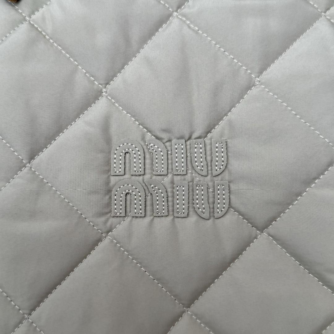 Куртка Miu Miu Frontside Beige Rombes Beige Logo Miu Miu "Beige" фото № 3