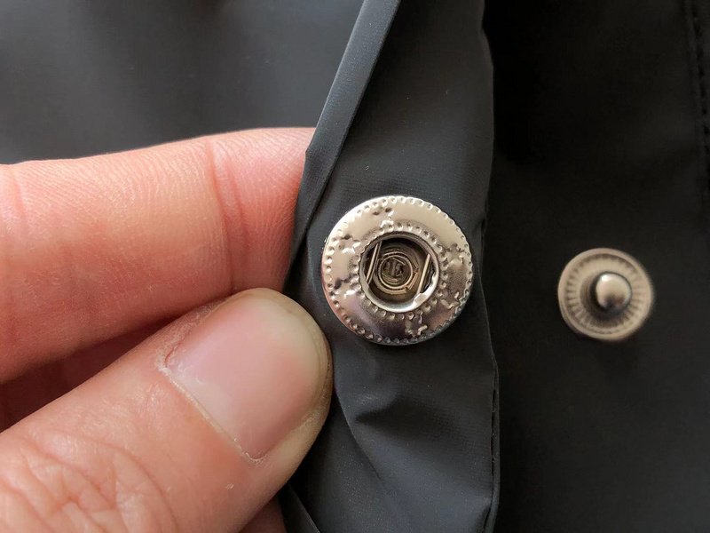 Ветровка Trapstar Small Logo And Front Pockets Decorated By Buttons "Gray" фото № 9