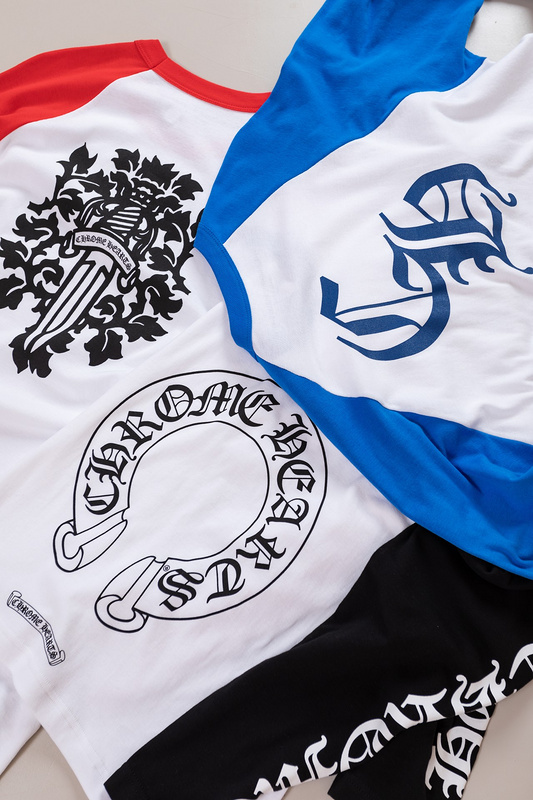 Лонгслив Chrome Hearts Color Sleeve "White/Blue" фото № 7