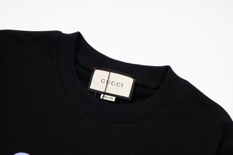 Лонгслив Gucci Belt Print With Logo "Black" фото № 5