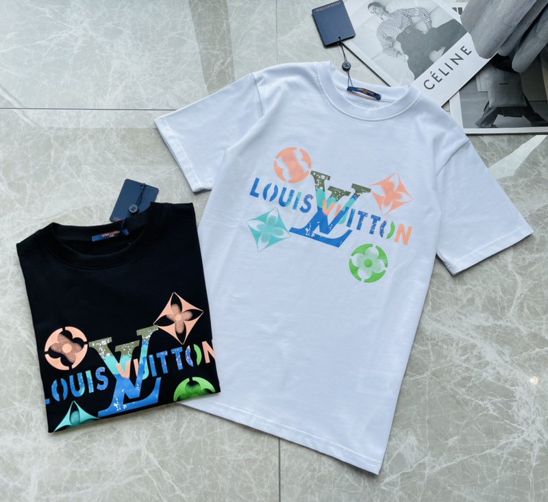 Футболка Louis Vuitton Color Logos "White" фото № 5