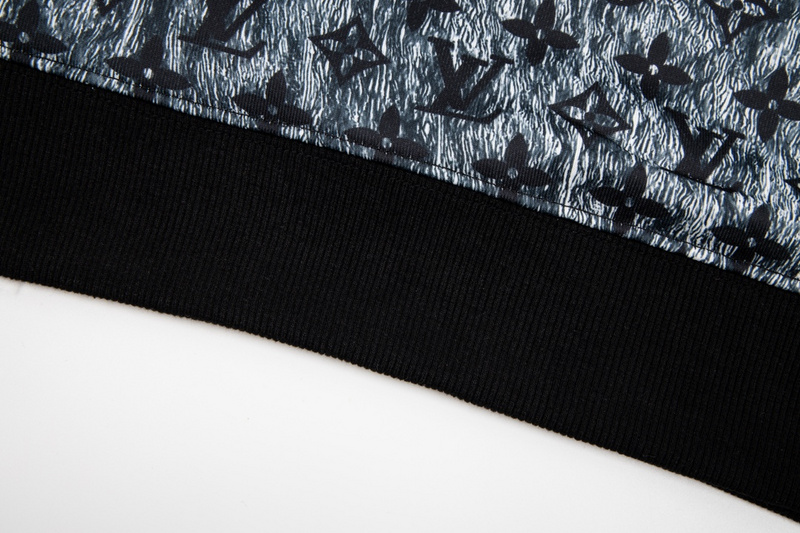 Лонгслив Louis Vuitton Silver Style With Logos "Gray/Black" фото № 3