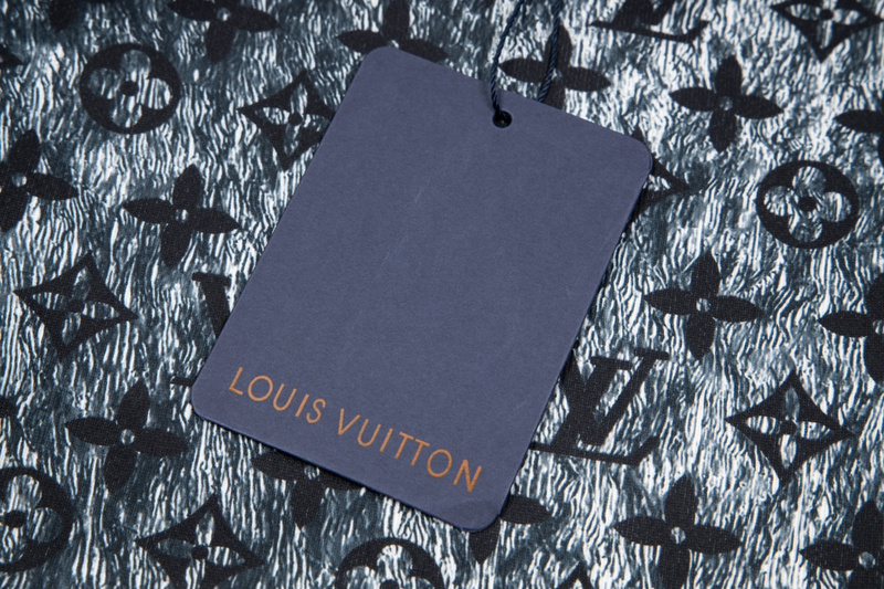 Лонгслив Louis Vuitton Silver Style With Logos "Gray/Black" фото № 5
