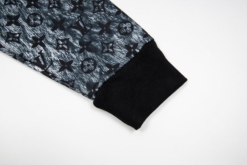 Лонгслив Louis Vuitton Silver Style With Logos "Gray/Black" фото № 6