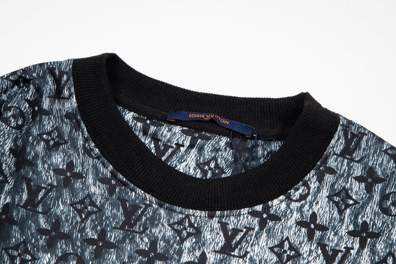 Лонгслив Louis Vuitton Silver Style With Logos "Gray/Black" фото № 7