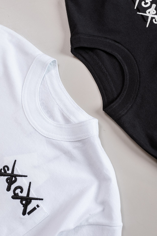 Футболка Sacai Casual "White" фото № 8