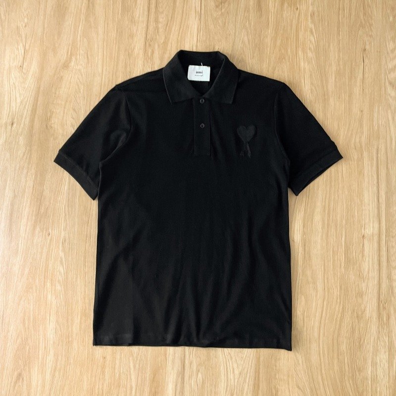 Поло Amiri Cotton Possessing Logo "Black" фото № 2