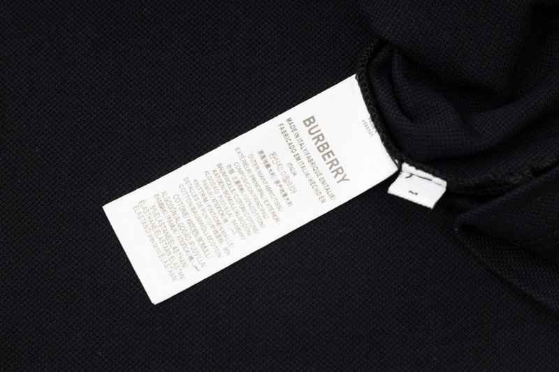 Поло Burberry In Square Logo "Black" фото № 2