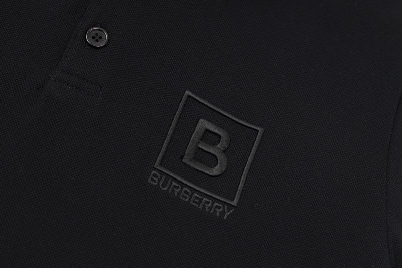 Поло Burberry In Square Logo "Black" фото № 6