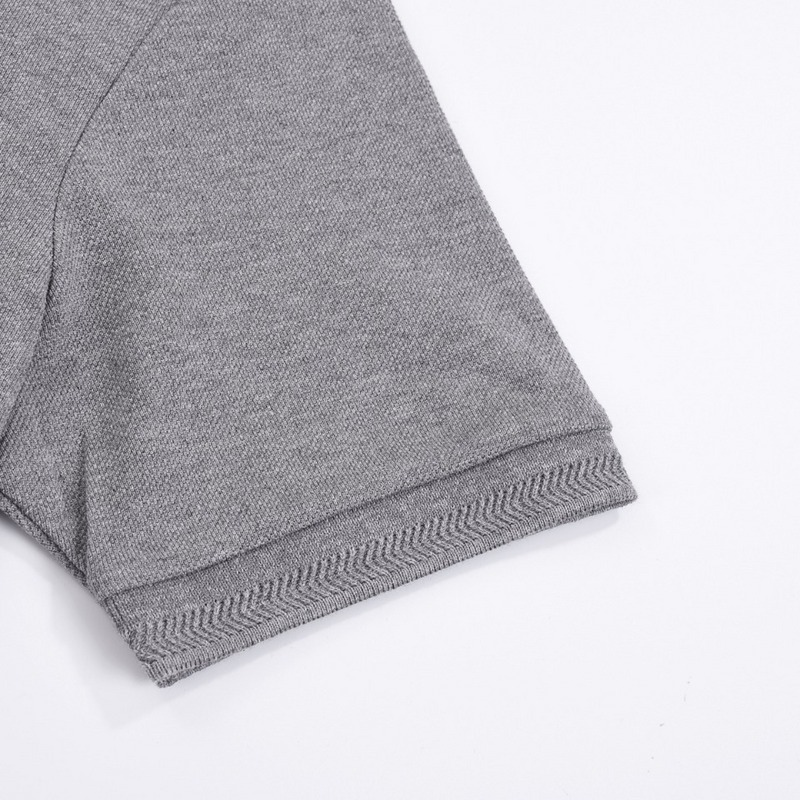 Поло Burberry With A Very Small Logo "Gray" фото № 2