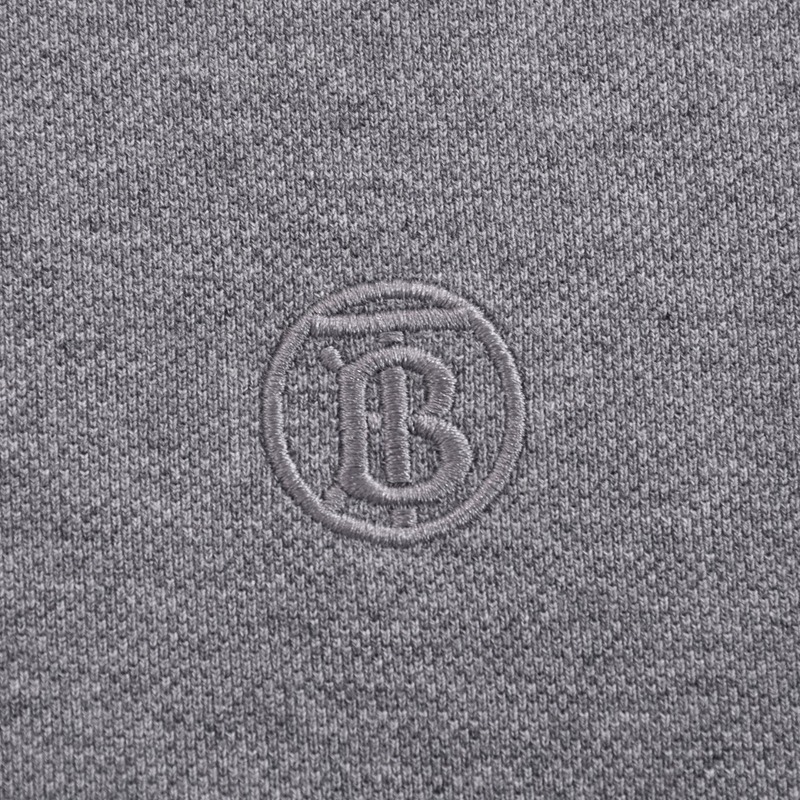 Поло Burberry With A Very Small Logo "Gray" фото № 5