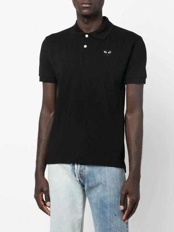 Поло Comme des Garcons Play Black Heart Eyes "Black" фото № 3