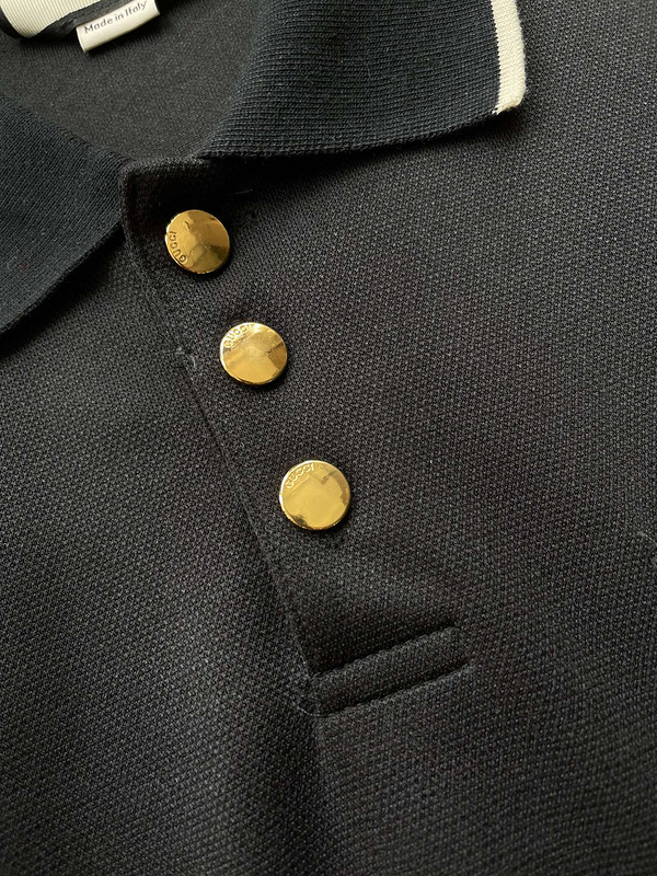 Поло GUCCI Short Sleeve "Black" фото № 5
