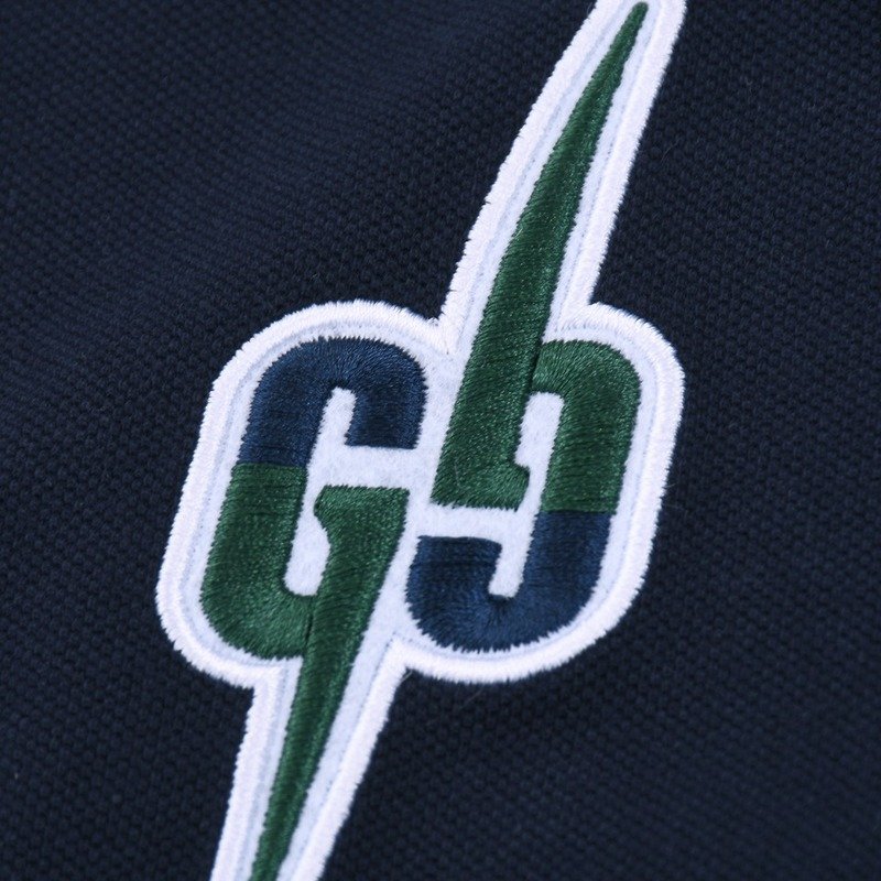 Поло Gucci With Logo - Italian Brand "Blue" фото № 3