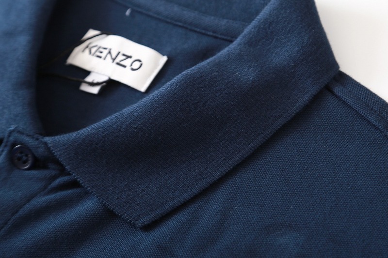 Поло Kenzo Shirt Small Logo "Blue" фото № 4