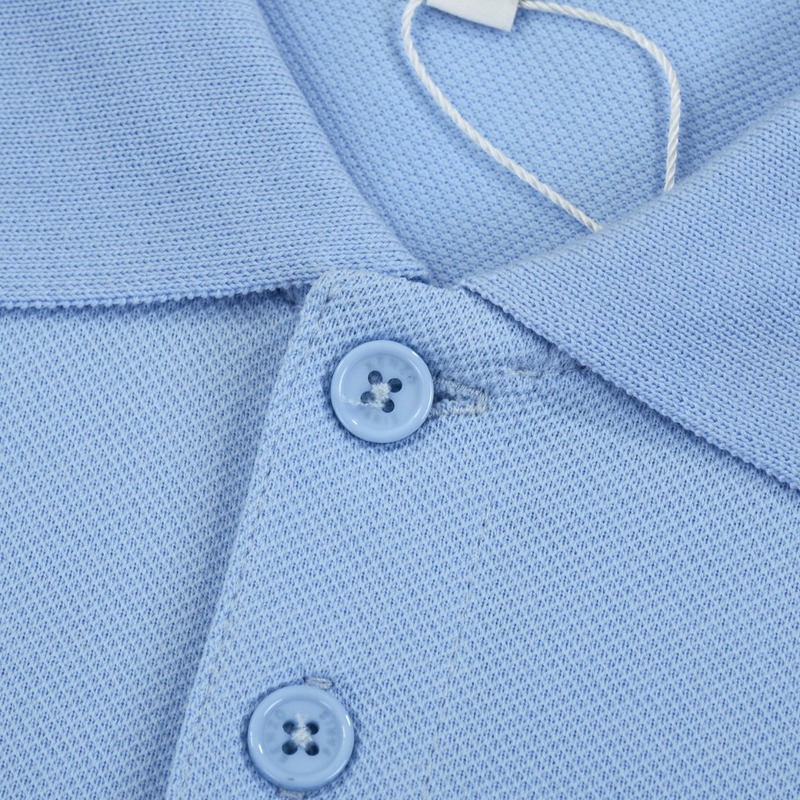 Поло Kenzo Small Logo And Flower "Blue" фото № 5