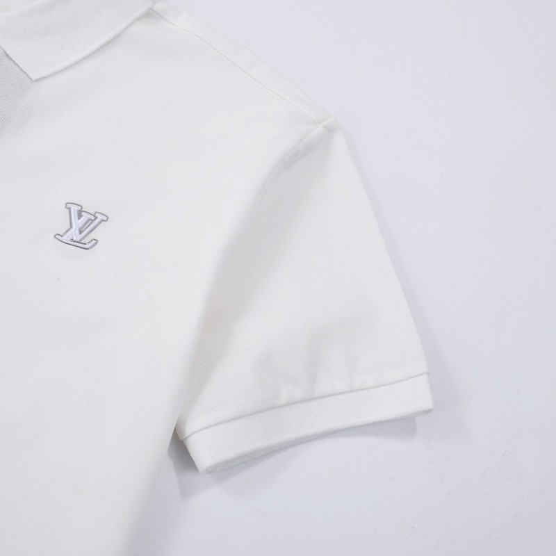 Поло Louis Vuitton Branded Clasp "White" фото № 6