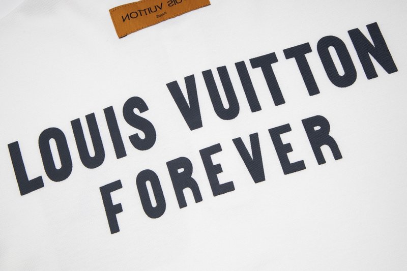 Поло Louis Vuitton With An Inscription On The Pocket "White" фото № 4