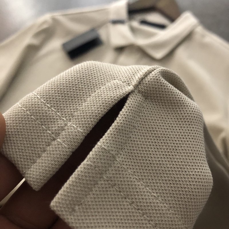 Поло Prada With Small Emblems "White" фото № 4