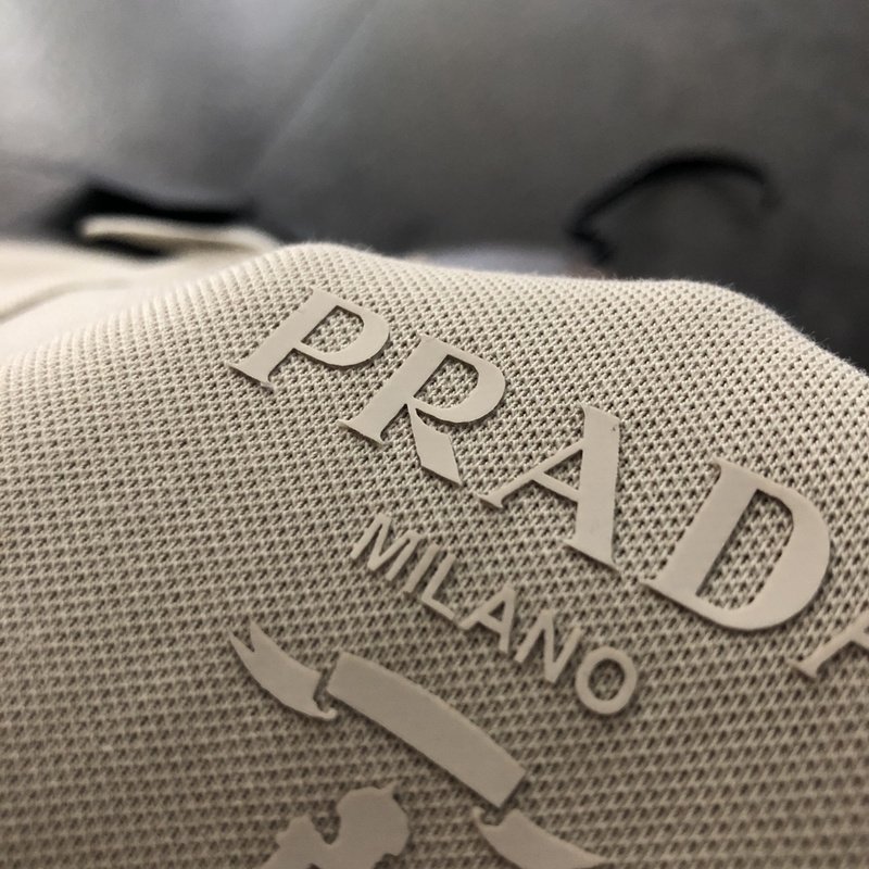 Поло Prada With Small Emblems "White" фото № 9