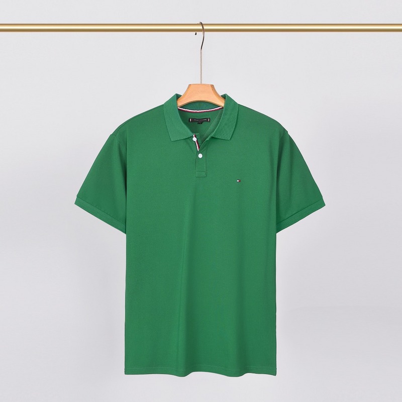 Поло Tommy Hilfiger With Logo "Green" фото № 2