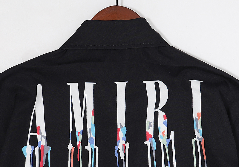 Рубашка Amiri Paints "Black" фото № 4