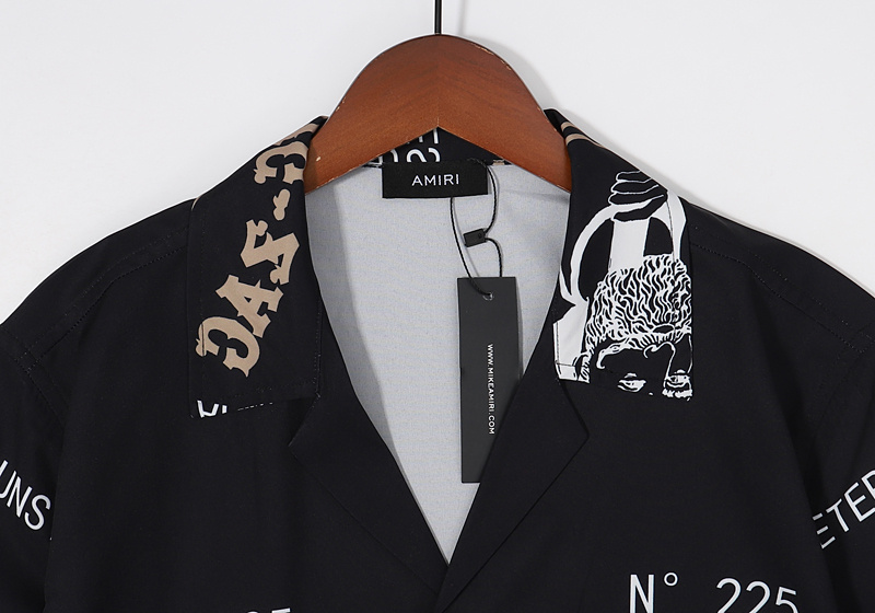 Рубашка Amiri Zig-Zag "Black" фото № 3