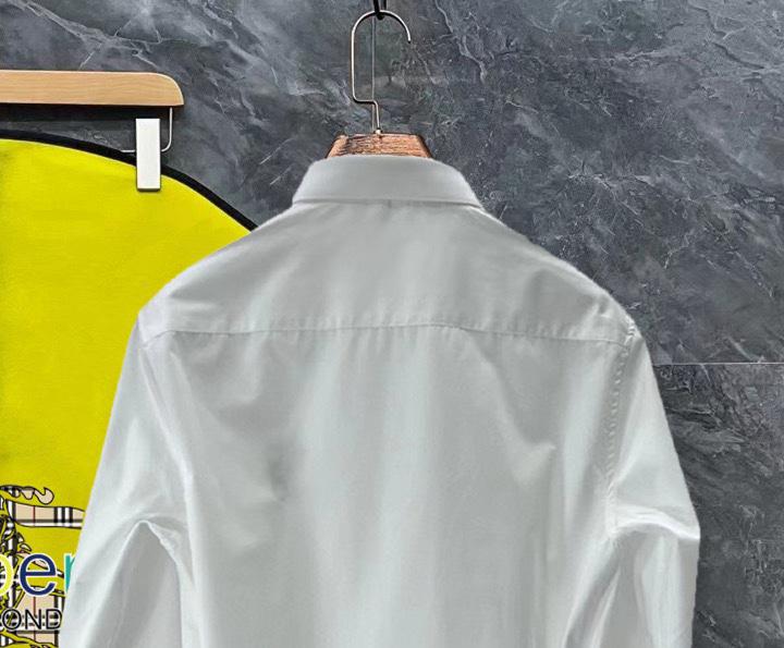 Рубашка Burberry Black Frontisde Print Horse And Warrior "White" фото № 3