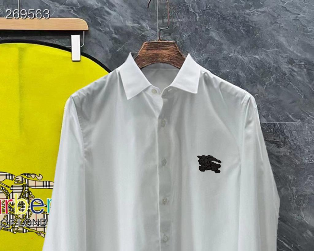 Рубашка Burberry Black Frontisde Print Horse And Warrior "White" фото № 2