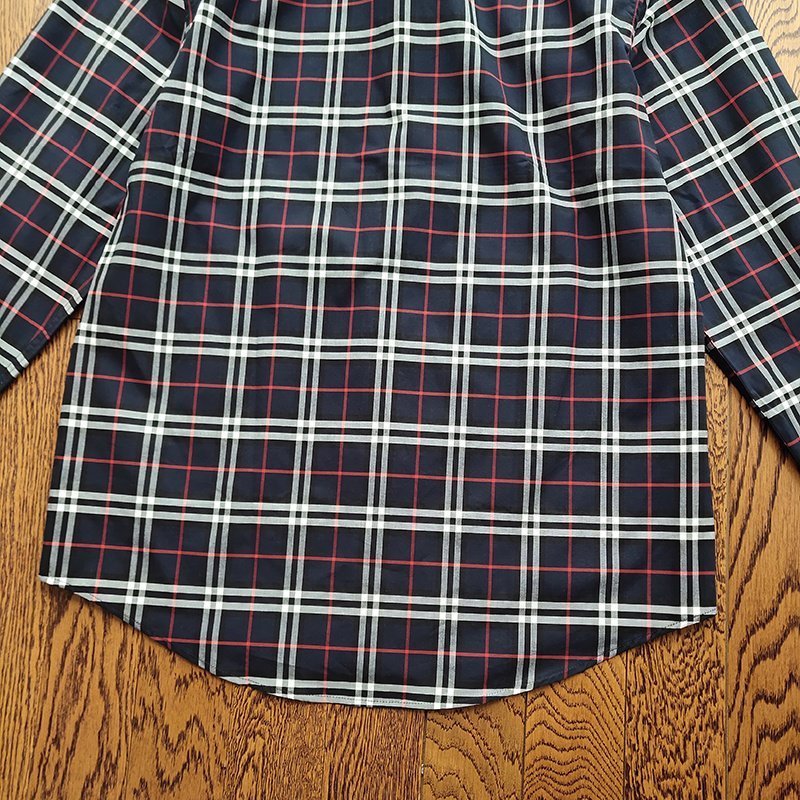 Рубашка Burberry Into A Cage "Blue/White" фото № 2