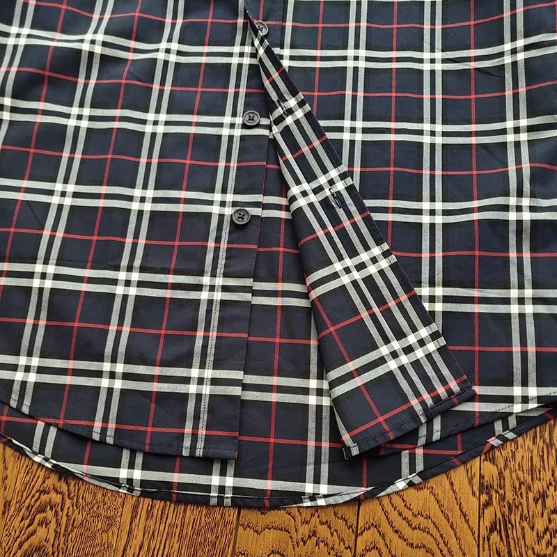 Рубашка Burberry Into A Cage "Blue/White" фото № 9