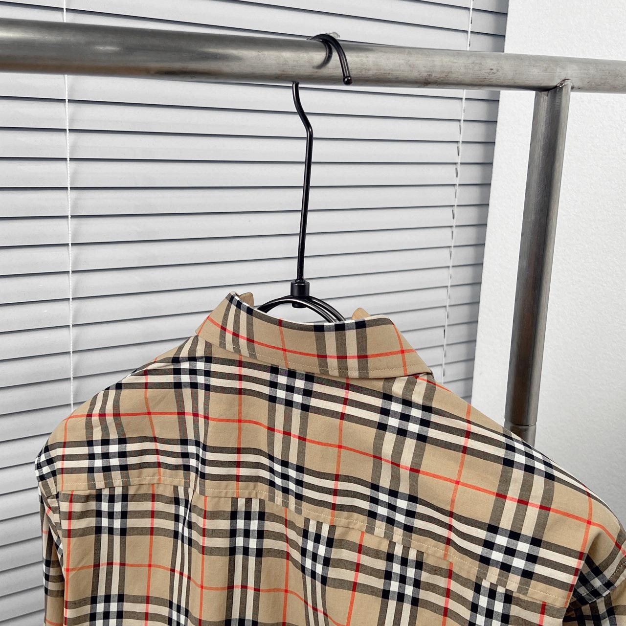 Рубашка Burberry Checked Print Allsides Red Lines "Brown" фото № 6