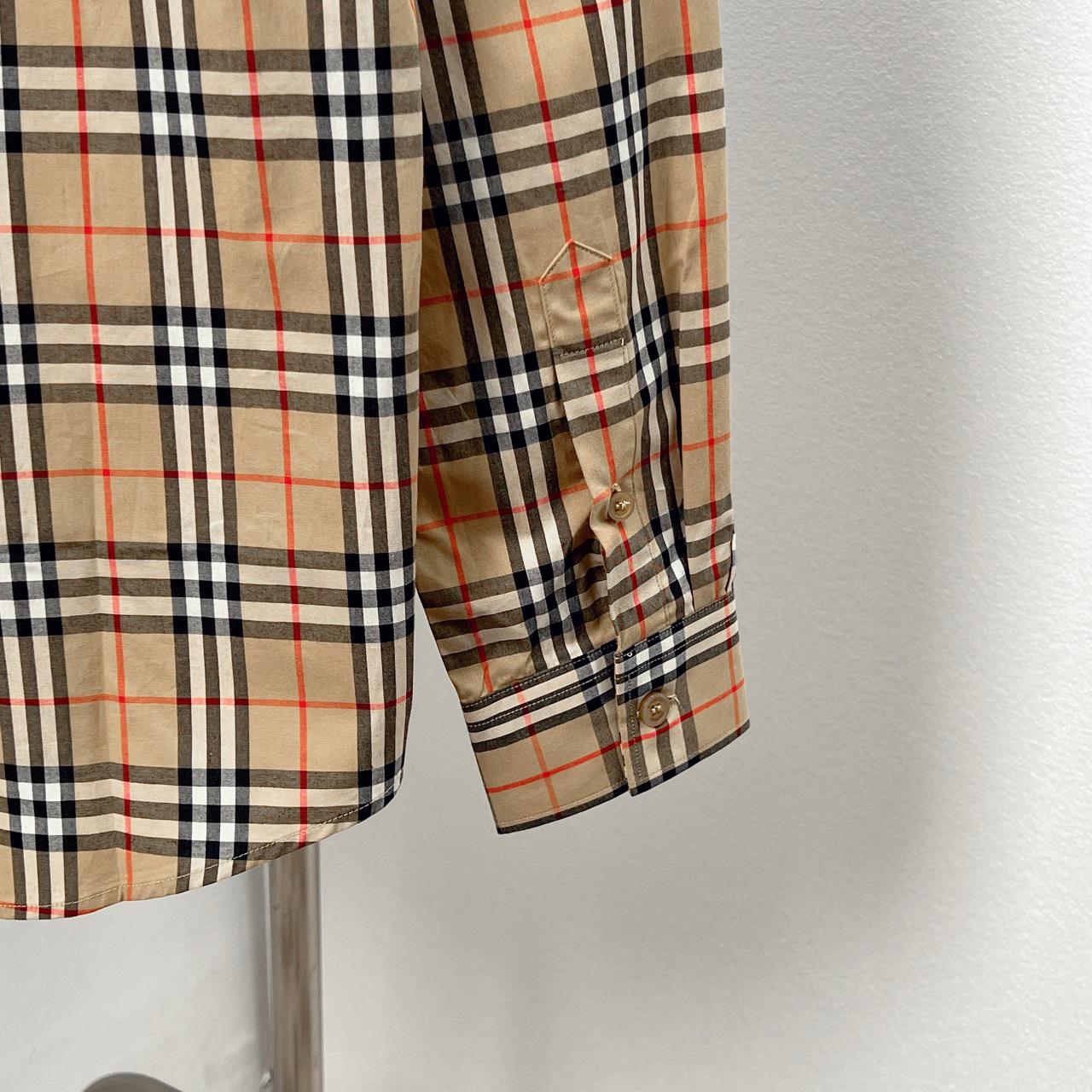 Рубашка Burberry Checked Print Allsides Red Lines "Brown" фото № 5