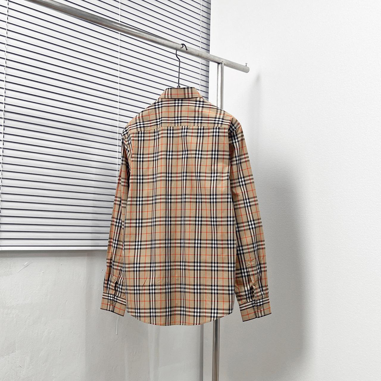 Рубашка Burberry Checked Print Allsides Red Lines "Brown" фото № 7