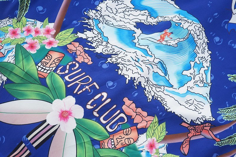 Рубашка Casablanca Surf Club "Blue" фото № 4