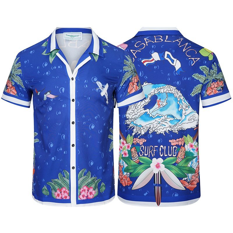 Рубашка Casablanca Surf Club "Blue" фото № 8