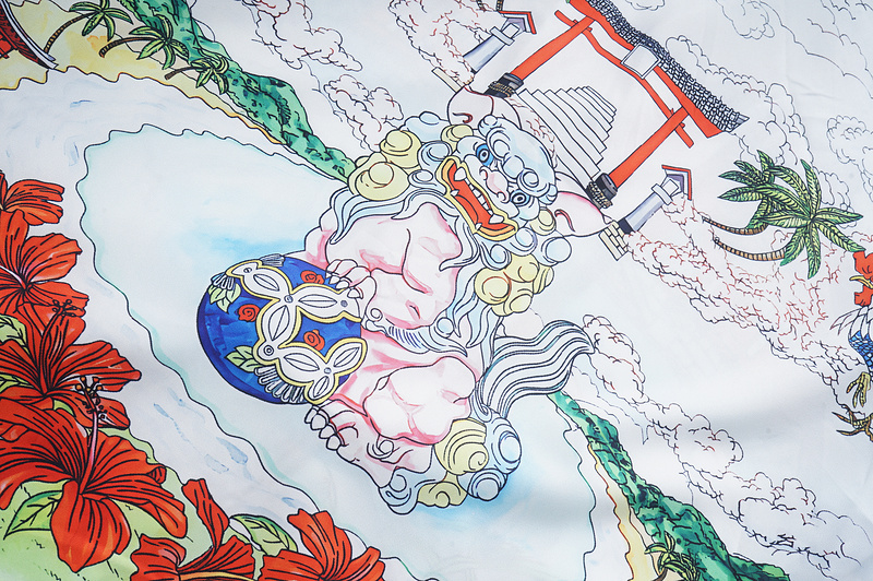 Рубашка Casablanca The Sacred Place Of Spirit "White" фото № 3