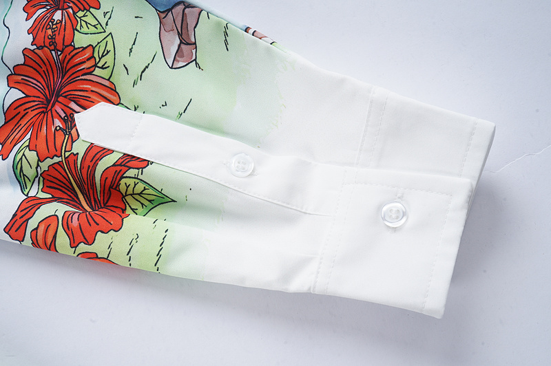 Рубашка Casablanca The Sacred Place Of Spirit "White" фото № 5