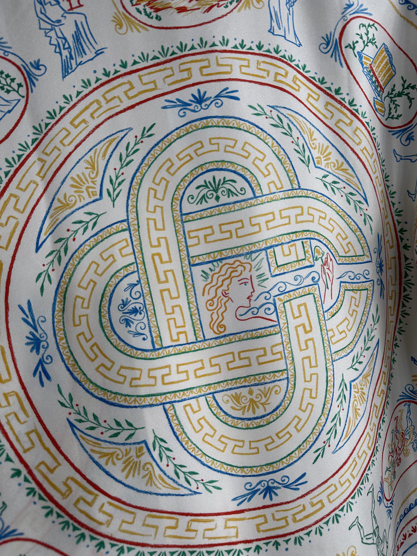 Рубашка Casablanca Angels Greece Patterns "Beige" фото № 8