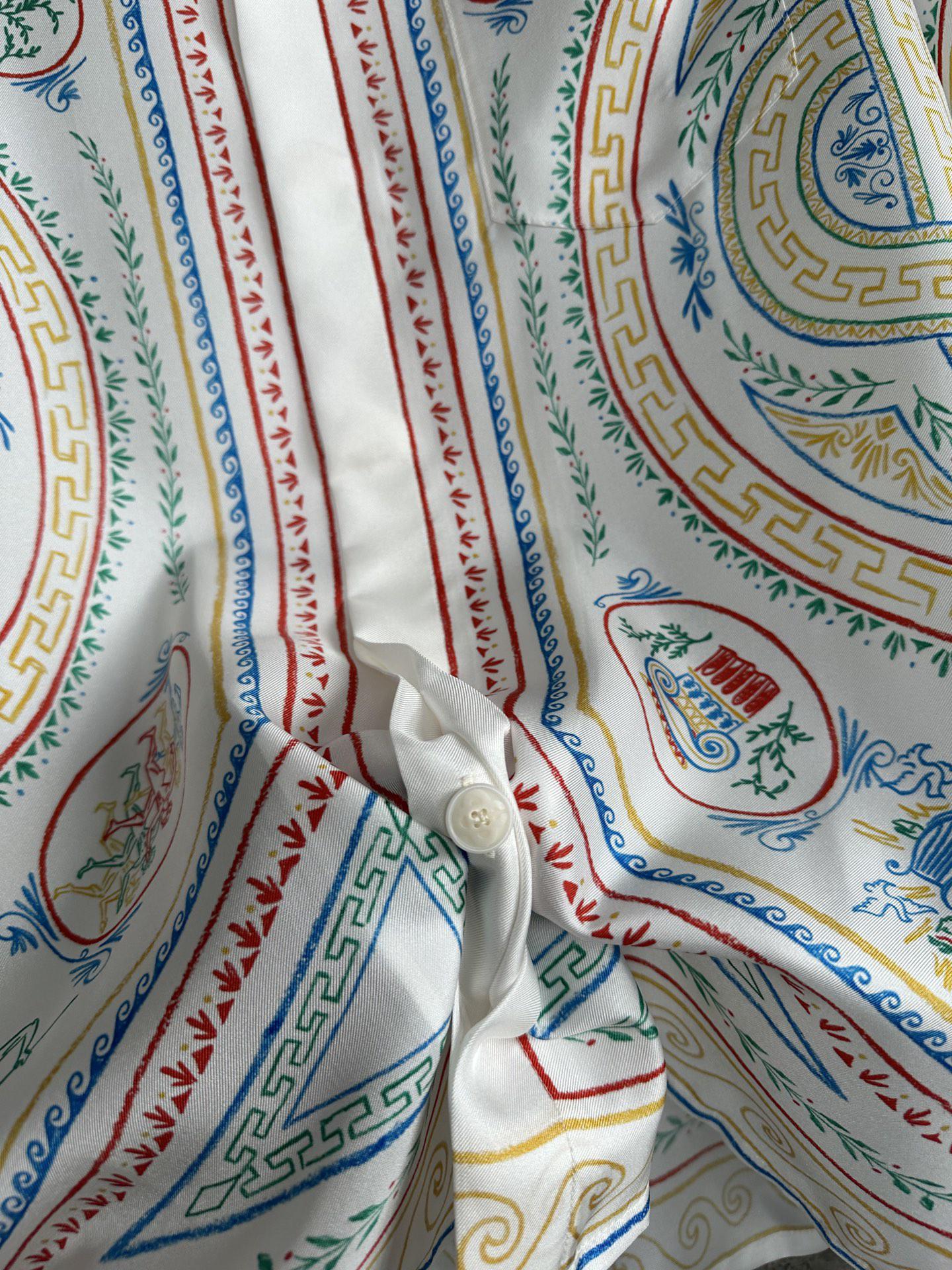 Рубашка Casablanca Angels Greece Patterns "Beige" фото № 6