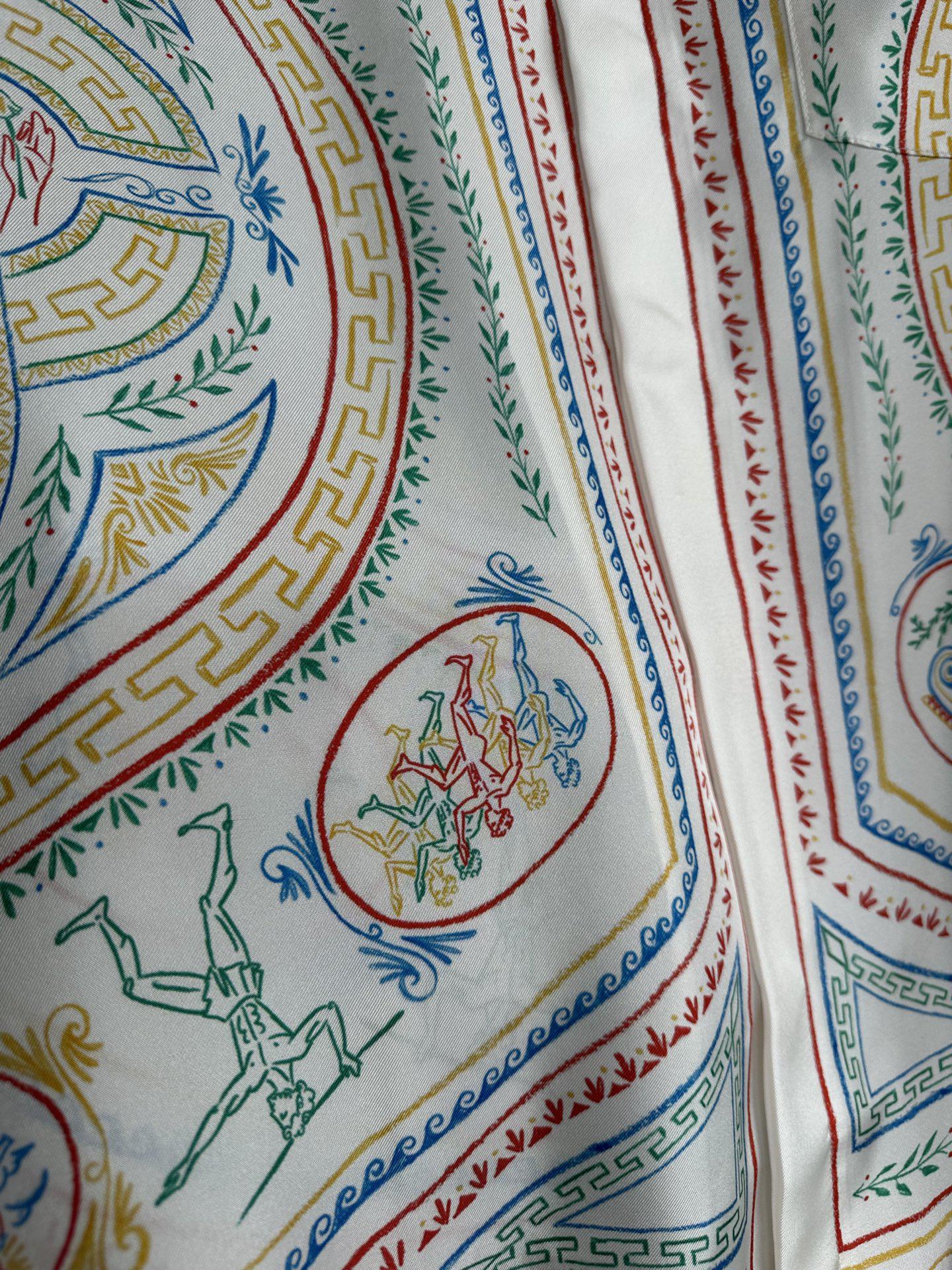 Рубашка Casablanca Angels Greece Patterns "Beige" фото № 5