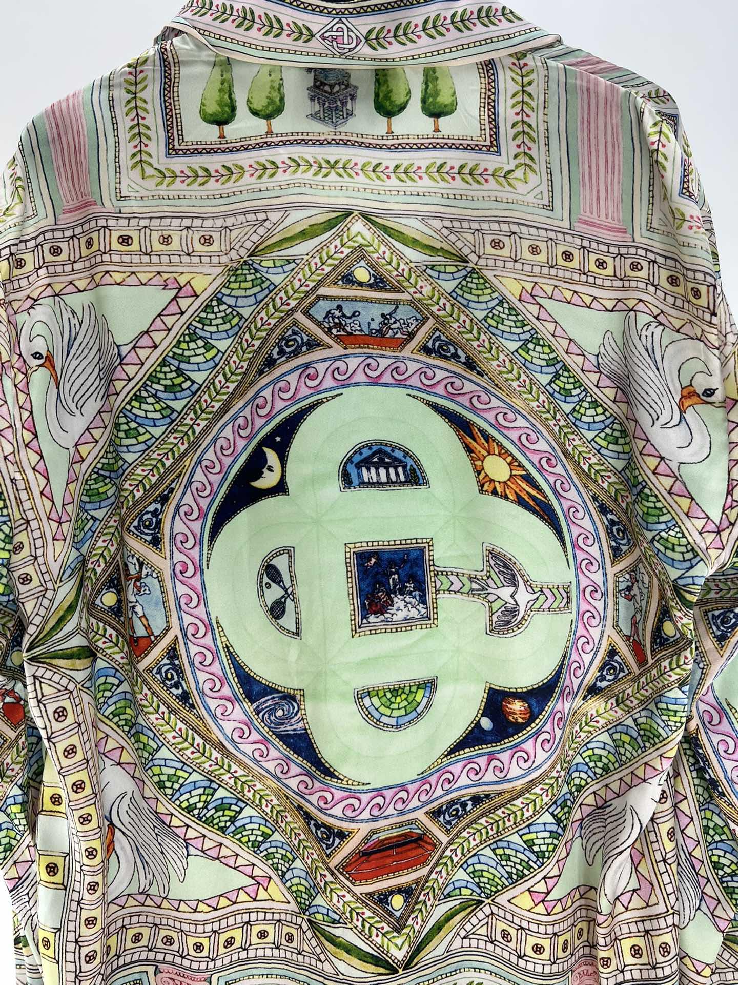 Рубашка Casablanca Space Sun Moon "Brown" фото № 7