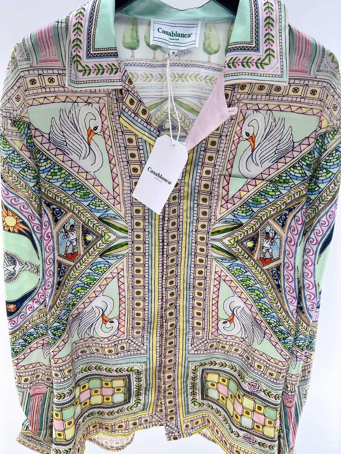 Рубашка Casablanca Space Sun Moon "Brown" фото № 2